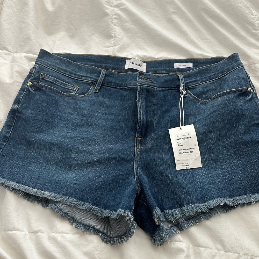 Frame new with tags, le cutoff shorts